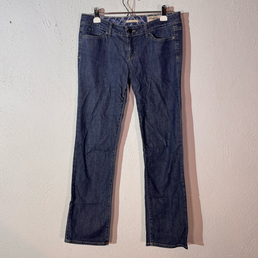 Gap // low rise straight leg dark wash jeans size 10/30 A26